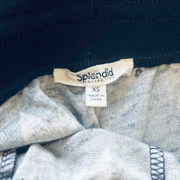 Splendid Heritage Star Graphics 2pc Shorts Set Sz XS Navy French Terry - Picture 10 of 11